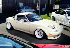 Mazda Mx5 Miata Eunos Na Mk1 Cabriolet Convertible Sports Car Slammed Stance Miata Mazda Mazda Mx5 Miata