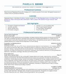 clinical nurse supervisor resume