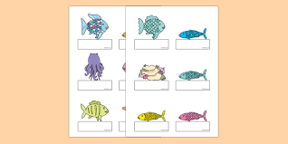 Printable activities, flashcards and mini cards to complement the book el pez arcoiris (the rainbow fish!) by marcus pfister. El Pez Arcoiris Auto Registro Editable Teacher Made