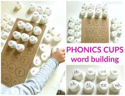Phonics Cups Literacy Game - The Imagination Tree