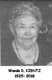 KIENTZ, Wanda D. 1929