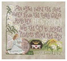 When life is done by silver creek samplers cross stitch chart pattern primitive sampler angel bible love religious faith death heaven quote. And The Earth Sings Ye Olde Cross Stitchery Cross Stitch Cross Stitch Samplers Christmas Cross Stitch