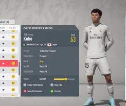 In the game fifa 21 his overall rating is 75. Fifa 21 News On Twitter Kubo The Neo Bought Talent Of Real Madrid Ingame Face Kubo Realmadrid Rm Fifa20