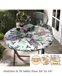 Enjoy great conversations with friends or loved ones as you sip away and adore your new patio or deck addition. Linen Tablecloth Home Garden Custom Fit Table Cover Mosaic Round
