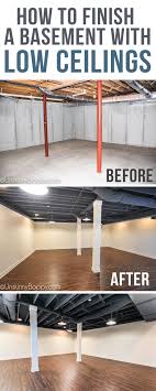 Any way to seal off the ceiling with a plastic to protect the finished room? 36 Cool Basement Ideas Finishing Basement Basement Remodeling Cool Basement Ideas