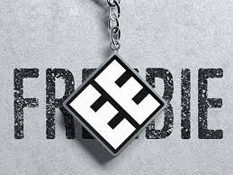 Download Free Rhombus Keychain Mockup Psd