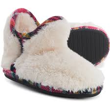 Dearfoams Pile Bootie Slippers For Girls Save 52