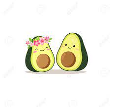 Check spelling or type a new query. Cute Cartoon Avocado Couple In Love Avocuddle Two Avocado Halves Royalty Free Cliparts Vectors And Stock Illustration Image 150240555