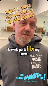 “What’s your favorite part of THE SHOW MUST GO ON?” ABOUT: The Show Must Go  On is a comedic story derived from ETC’s past 30 years of musical theater  productions, and features parody takes