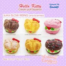 Creamiicandy Shop Squishies Best Squishy Shop In The World Licensed Squishies Jumbo Squishies Rare Squishies Best Collection And Packages Kawaii Stuff Hello Kitty Cream Puffs Kitty