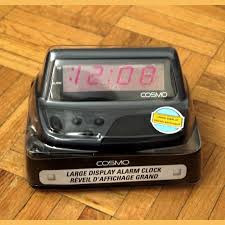 Alarm s touch switch digital alarm student clock large lcd display snooze kids clock light sensor table clock with calendar. Best Cosmo Large Display Digital Alarm Clock For Sale In Mississauga Ontario For 2021