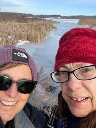 Hiking at Devils Bathtub in Mendon Ponds