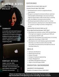 Computer Science Resume Samples And Tips Pdf Doc Resumes Bot
