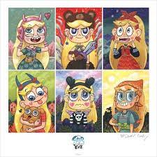 Faces Of Star Daron Nefcy Star Vs The Forces Of Evil Stars Star Vs The Forces