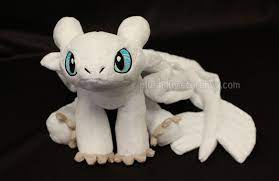 Light Fury Large Plush From Plushiluv Plushie Patterns Quilt Batting How To Train Your Dragon