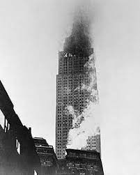 The freak accident was caused by heavy fog. 1945 Empire State Building B 25 Crash Wikipedia