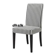 Ikea Henriksdal Chair Slipcover 20 Cover Vallsta Black White Stripes Slipcovers For Chairs Dining Chair Slipcovers Chair