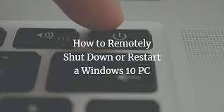 This command will immediately restart a remote computer. How To Remotely Shut Down Or Restart A Windows 10 Pc