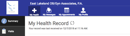 patient portal east lakeland ob gyn associates pa