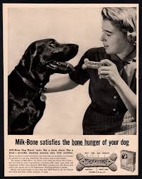 Puppies given regular cow's milk from the grocery's dairy section will sometimes develop sinus problems, diarrhea, or avoid feeding too much raw meat off the bone while the pup is growing. 1959 Milk Bone Dog Treats Chocolate Lab Puppy Dog Vintage Ad Ebay