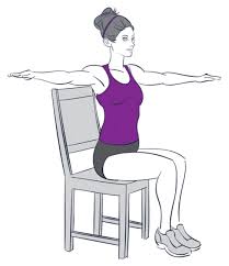 9 Exercises You Can Do While Sitting Down Chair Exercises Senior Fitness Seated Exercises