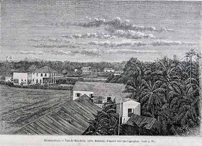 Bandora or Bandra In British Era Bombay, 1882 Print - Past-India