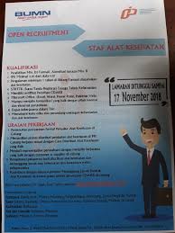 Currently the company is associated with eworldtrade. Open Recruitment Staff Alat Kesehatan Pt Ppi Sekolah Tinggi Ilmu Farmasi Bhakti Pertiwi Palembang