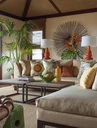 How To Achieve A Tropical Style Tropical Living Room Tropical Home Decor Contemporary Family Rooms