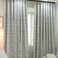 Once pinch pleat curtains are made, the width of. 2 Layers Sheer Vine And Blackout Curtain Black 4 Prong Pinch Pleat Window Drapes For Living Room Gray 80 W X 63 L Set Of 2 Panels