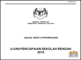 Upsr sk trial maths kelantan 2018. Jadual Waktu Peperiksaan Upsr 2018 Pilihan Editor Gps Bestari