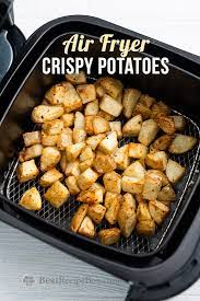 Air Fryer Roast Potatoes In Minutes Best Crispy Air Fried Potatoes Recipe Air Fryer Recipes Healthy Air Fryer Dinner Recipes Air Fryer Healthy