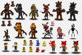 The game is known as another installment of the famous horror series and this could be a present that the game developer wants to bring to his fans, the loyal supporters of fnaf games. Five Nights At Freddy S 4 Five Nights At Freddy S Sister Location Nightmare Game Ink Figure Game Action Figure Scott Cawthon Png Pngwing