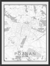 W związku z rozwojem techniki wojennej system obronny miasta był kilkakrotnie modernizowany i ostatecznie został ukształtowany na początku xvi w. Plakat Mapa Poznan 4rooms