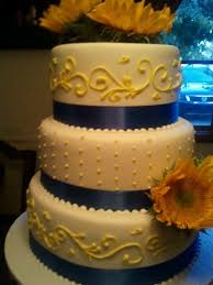 Not only does it throw the idea of traditional circular tiers out of the window, but it displays the. Royal Blue And Yellow Wedding Sam Groovy Cakes Royal Blue Cake Yellow Wedding Cake Wedding Color Royal Blue
