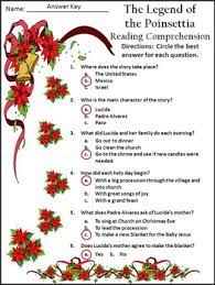 Poinsettia Activities The Legend Of The Poinsettia Christmas Activity Color