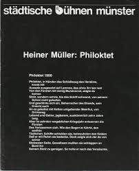 Bei immobilienfrontal finden sich viele immobilien unter der kategorie kleines haus. Stadtische Buhnen Munster Frieder Lorenz Erdmut Christian August Wilfried Harlandt Programmheft Heiner Muller Philoktet Premiere 7 Dezember 1