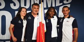 See more of samir ait said on facebook. Jo De Tokyo La Judoka Clarisse Agbegnenou Et Le Gymnaste Samir Ait Said Porte Drapeaux De La France