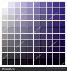Color Chart Blue Black Print Production Color Guide Ink
