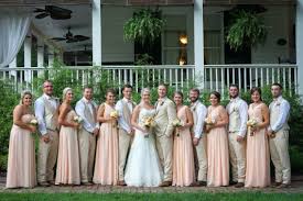 Peach And Tan Wedding Party Peach Bridesmaid Dress Summer Wedding North Ga Wedding Ba Rustic Bridesmaid Dresses Peach Wedding Dress Peach Wedding Theme