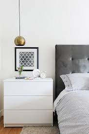 Ikea Malm 3 Drawer Chest Contemporary Bedroom Oliver And Simon Design Grey Bedroom Furniture Ikea Bedroom White Bedroom Decor