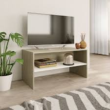 Suchergebnis auf amazon de fur tv schrank eiche massiv. Vidaxl Tv Schrank Weiss Und Sonoma Eiche 80 X 40 X 40 Cm Spanplatte Grosshandel Jung We Have More Than Anyone Else 64 50