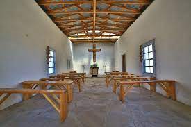 Calera chapel, better known as mission mary, a small adobe chapel. Traces Of Texas On Twitter One Of My Own Photos The Simple Spare Interior Of The Calera Chapel In Toyahvale Texas I Found A Scrap Of Paper Inside And On It Was