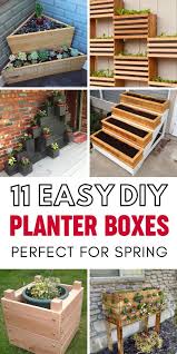 If you have a small budget, it is okay because most of the ideas in this article use the available materials and easy to do. 11 Creative Diy Planter Box Ideas For Spring Diy Planter Box Diy Planters Planter Boxes
