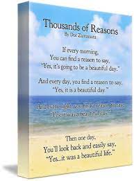 Thousands Of Reasons Beautiful Life By Doe Zantamata Inspirational Quotes For Women Good Morning Quotes Morning Quotes