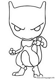 Supercoloring.com is a super fun for all ages: Funko Pop Pokemon Mewtwo Coloring Pages Printable