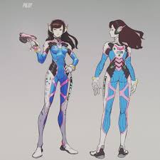 Image Result For Dva Character Model Overwatch Costume Character Modeling Character Design