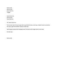 10 Contoh Surat Ucapan Terima Kasih Untuk Berbagai Keperluan Surat Kekasihku Terima Kasih