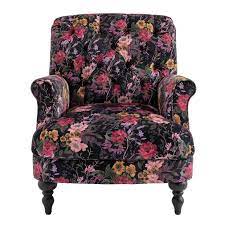 Call us on 0208 338 7610. Buy Habitat Valerie Fabric Accent Chair Floral Armchairs Habitat