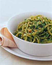 Spinach Linguine With Walnut Arugula Pesto Recipe Recipe Vegetarian Recipes Food Arugula Pesto Recipe