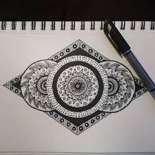 More Mandala Practice Mandalaart Mandalaartist Mandala Drawing Pen Psychedelic Trippy Design Artwork Art Doodle Mandala Doodles Art